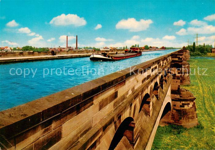 Minden  Westfalen Weser Mittellandkanal Bruecke ueber die Weser