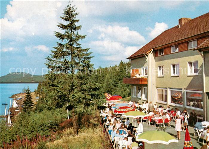 Langelsheim Hotel Berghof Terrasse Innerstetalsperre