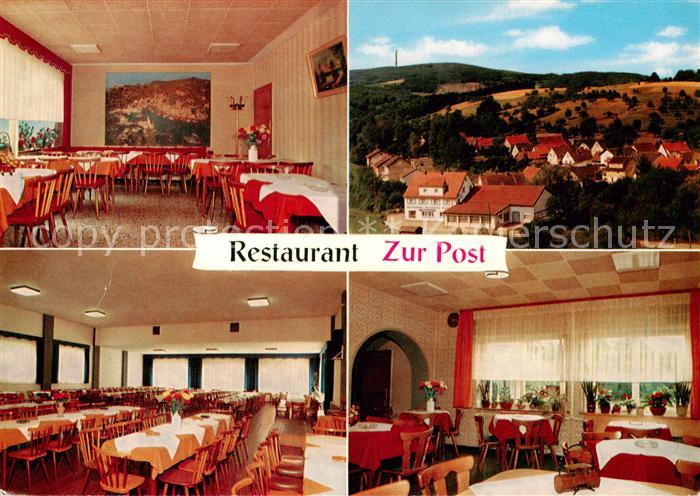 Weschnitz Restaurant Pension zur Post Ortsansicht