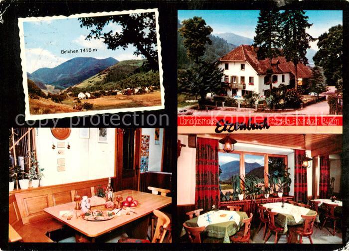 Etzenbach Staufen Breisgau Landgasthaus Etzenbach im Schwarzwald Panorama Blick