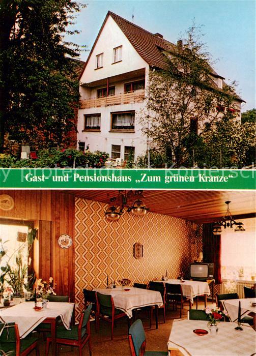Wellen Waldeck Gast- und Pensionshaus Zum gruenen Kranze Restaurant