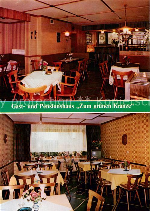 Wellen Waldeck Gast- und Pensionshaus Zum gruenen Kranze Restaurant