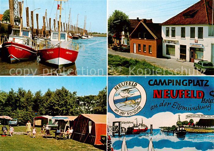 Neufeld Dithmarschen Campingplatz Zur Elbmuendung Bootsliegeplatz Gasthaus Zur B