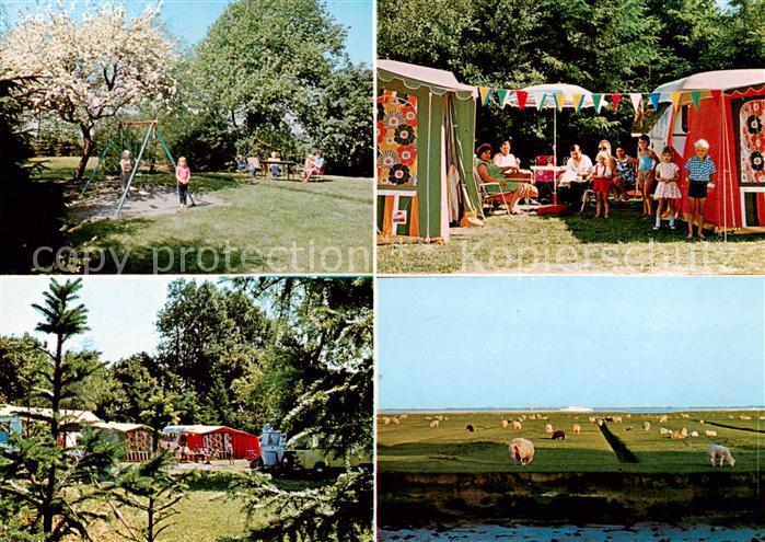 Neufeld Dithmarschen Campingplatz Zur Elbmuendung Spielplatz Weideland