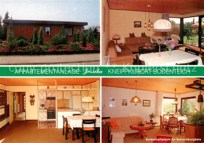 Bodenteich Appartementanlage Jessika Zimmer Aufenthaltsraum fuer Schrothkurgaest
