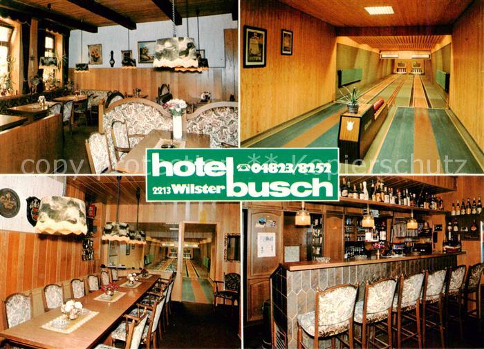 Wilster Hotel Busch Gaststube Kegelbahn Bar