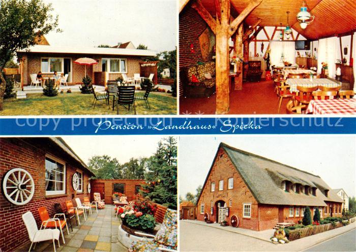 Spieka Pension Landhaus Spieka Gaststube Garten Terrasse