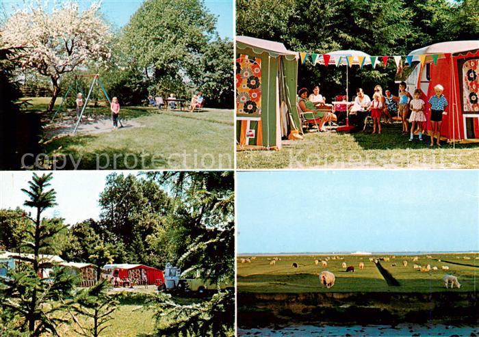 Neufeld Dithmarschen Campingplatz Zur Elbmuendung Gasthaus zur Boerse Landschaft