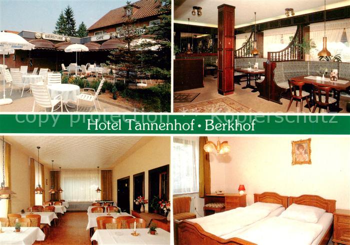 Berkhof Hotel Tannenhof Restaurant Terrasse Fremdenzimmer