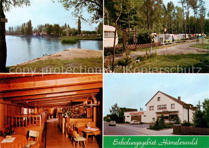 Haemelerwald Erholungsgebiet Waldsee Restaurant Gaststaette Campingplatz Weigel
