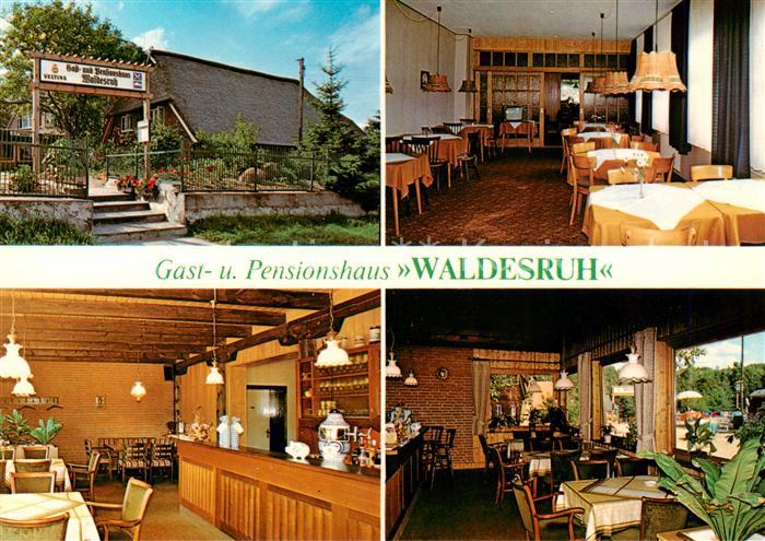 Hitzacker Elbe Gast- und Pensionshaus Waldesruh Gastraum
