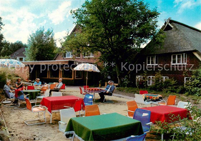 Hitzacker Elbe Gast- und Pensionshaus Waldesruh Terrasse