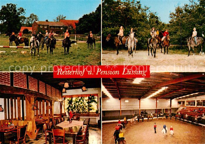 Haren Ems Reiterhof und Pension Luessing Gaststube Reithalle