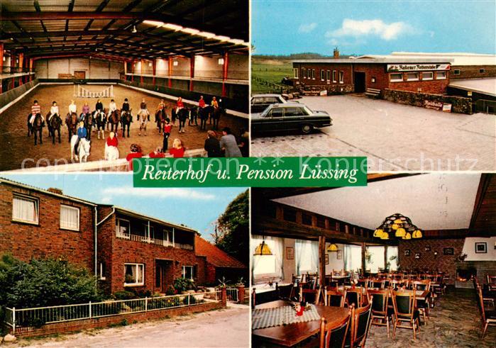 Haren Ems Reiterhof und Pension Luessing Gaststube Reithalle