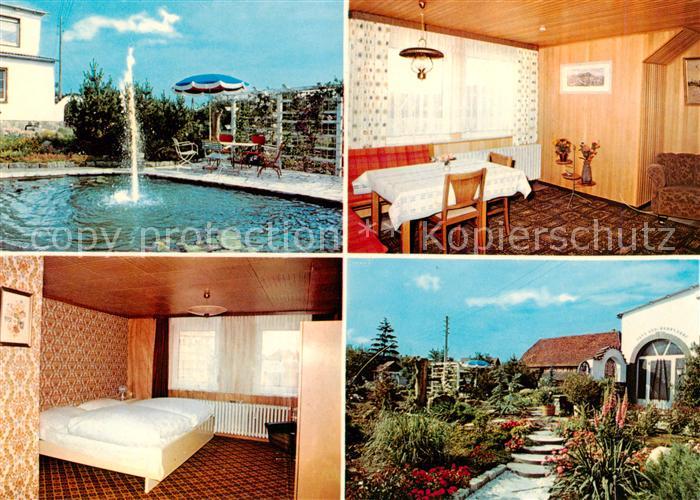 Schnackenburg Pension Haus Neu-Warnsdorf Garten Teich