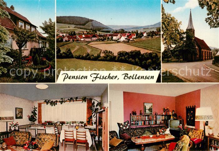 Bollensen Solling Pension Fischer Kirche Panorama