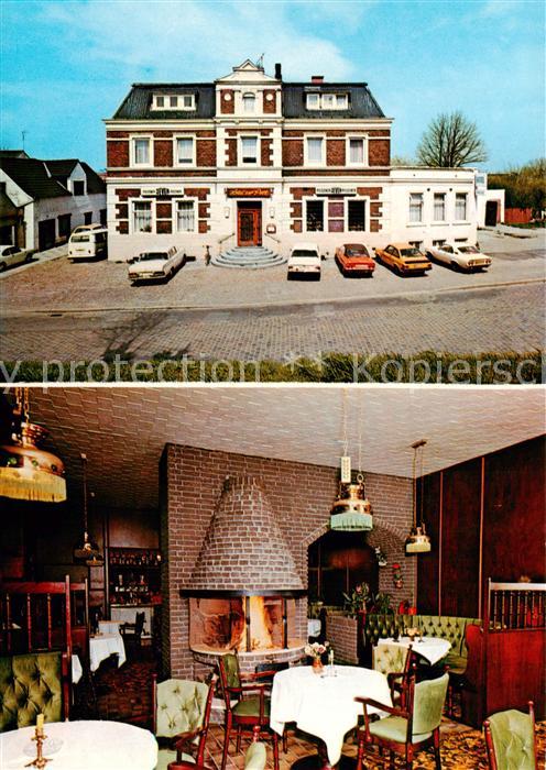Brunsbuettel Hotel zur Post Restaurant Kamin