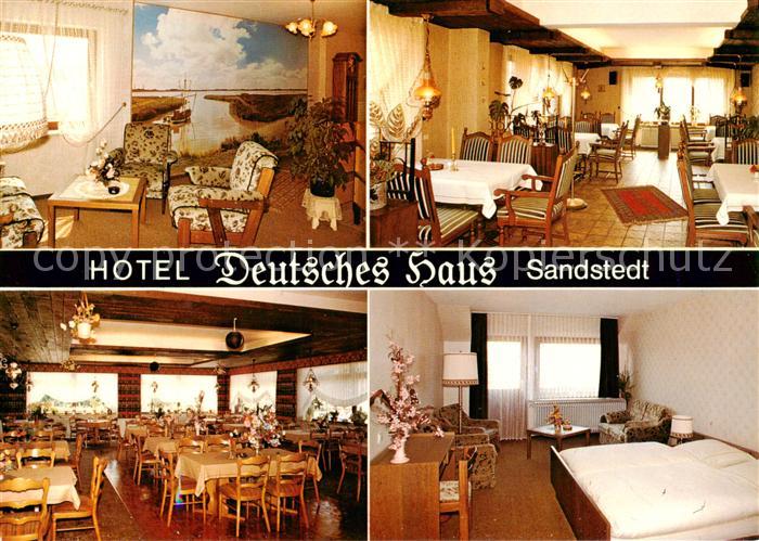 Sandstedt Hotel Deutsches Haus Restaurant Fremdenzimmer