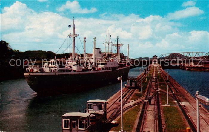 Panama Canal Vessel of the Flota Mercante Gran Colom