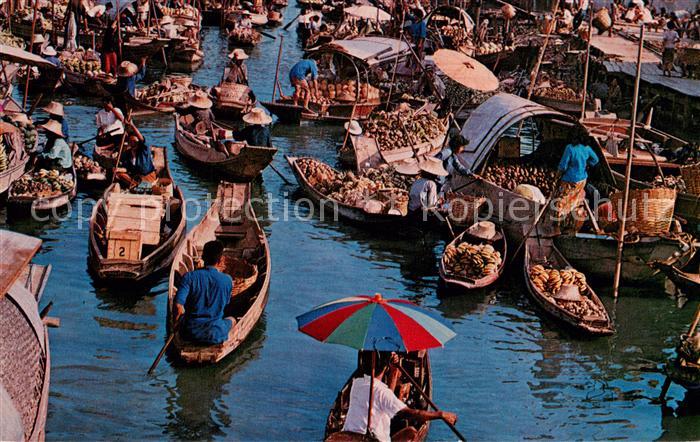 Bangkok Thailand The Floating Market