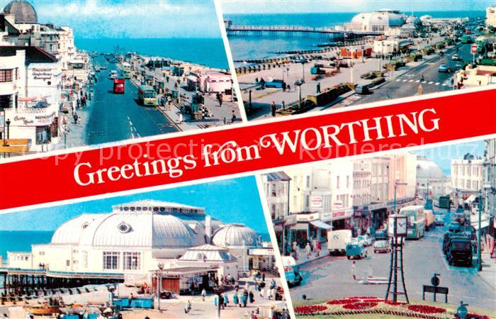 Worthing  West Sussex UK Marine Parade Pier Entrance Marine Parade East South St