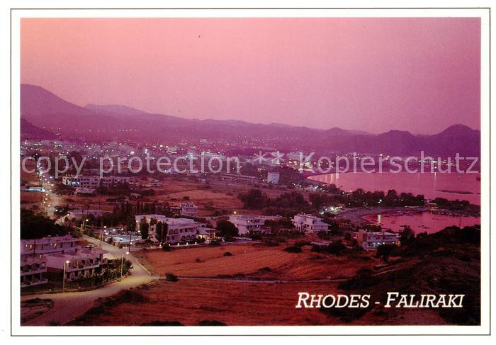 Faliraki Rhodos Greece Panorama