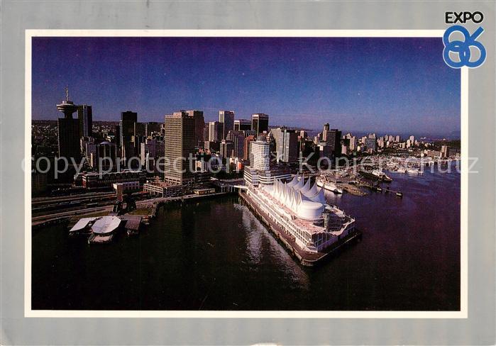 Vancouver BC Canada Expo 86 Aerial view