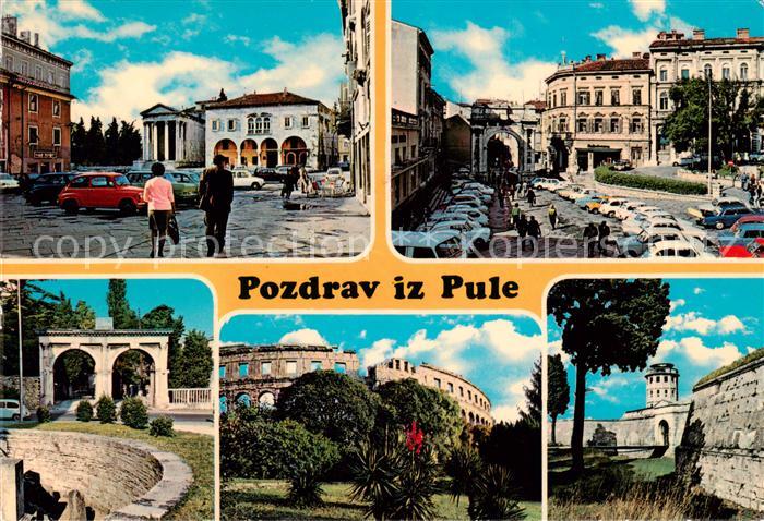 Pula Pola Croatia Ortsansichten Schloss Arena Ruine