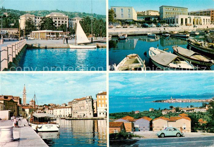Koper Kopra Slovenia Bootshafen Teilansichten