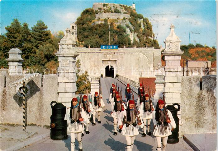Corfu Altes Schloss Wachwechsel