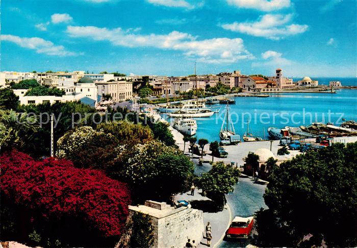 Rhodos Rhodes aegaeis Stadtansicht