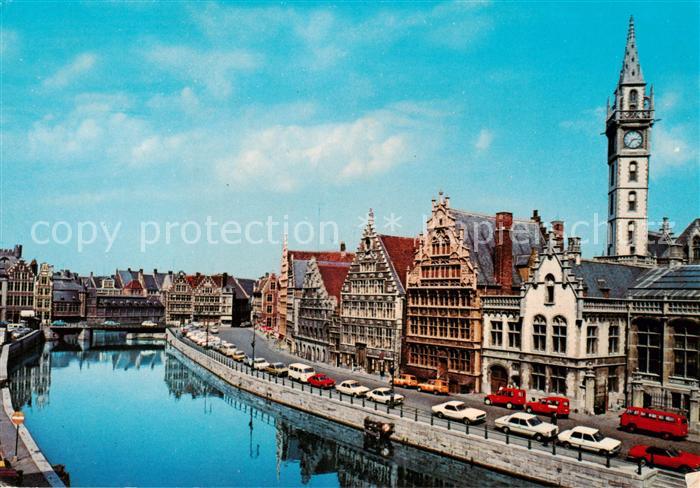 Gent Gand Flandre Quai aux Herbes