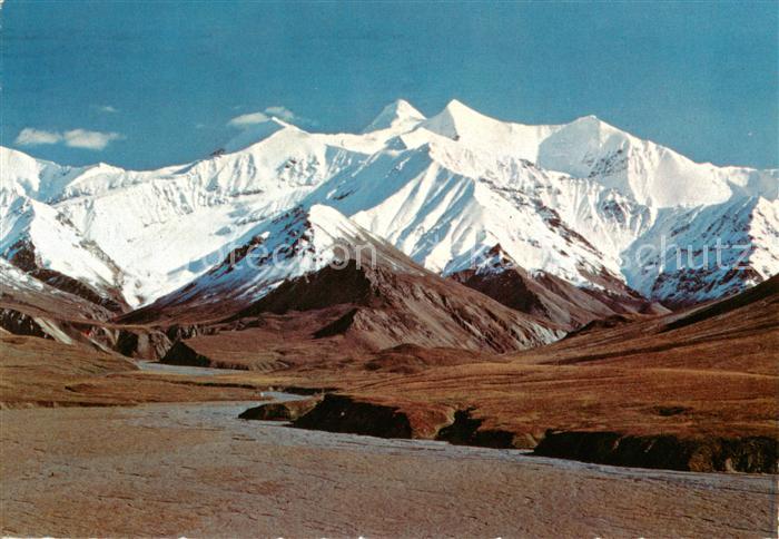 Mount McKinley Alaska National Park The high peaks of the Alaska Range