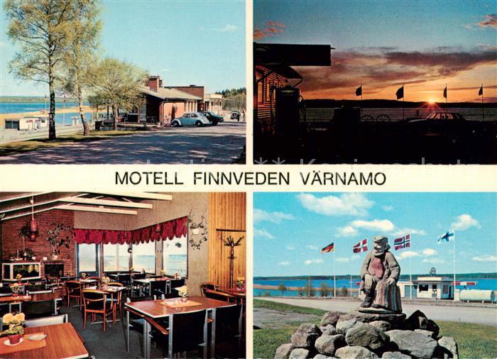 Vaernamo Sweden Motell Finnveden Restaurant Skulptur