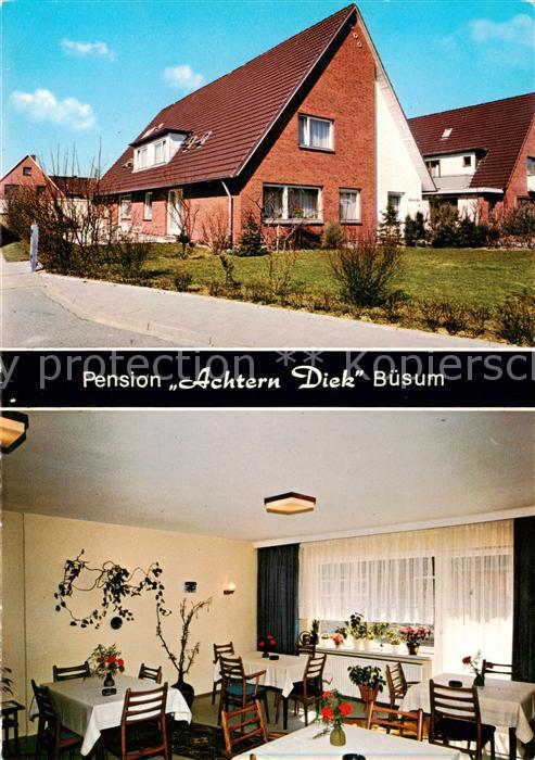 Buesum Nordseebad Pension Achtern Diek Gaststube