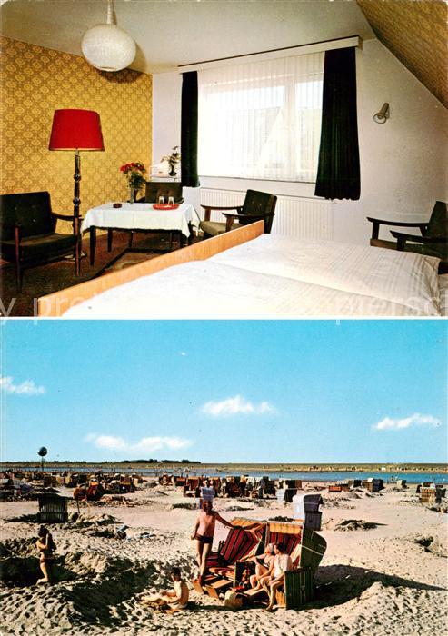 Buesum Nordseebad Pension Achtern Diek Strand Gaestezimmer