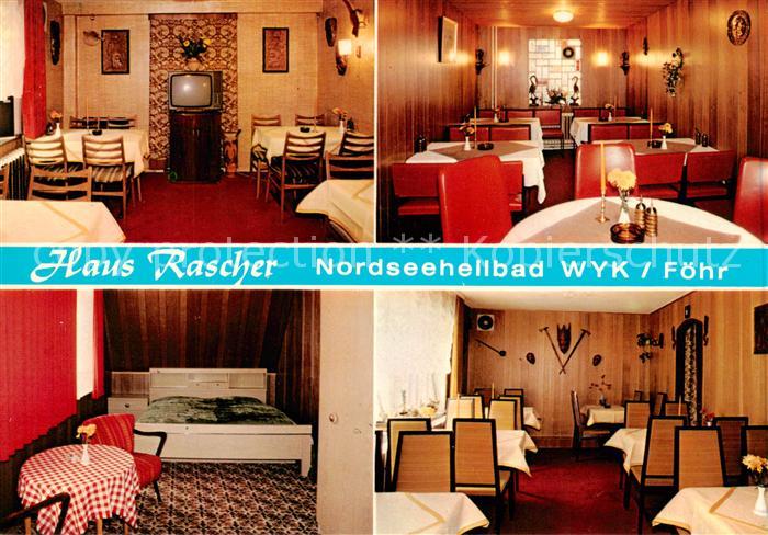 Wyk  Foehr Haus Rascher Gastraeume Zimmer