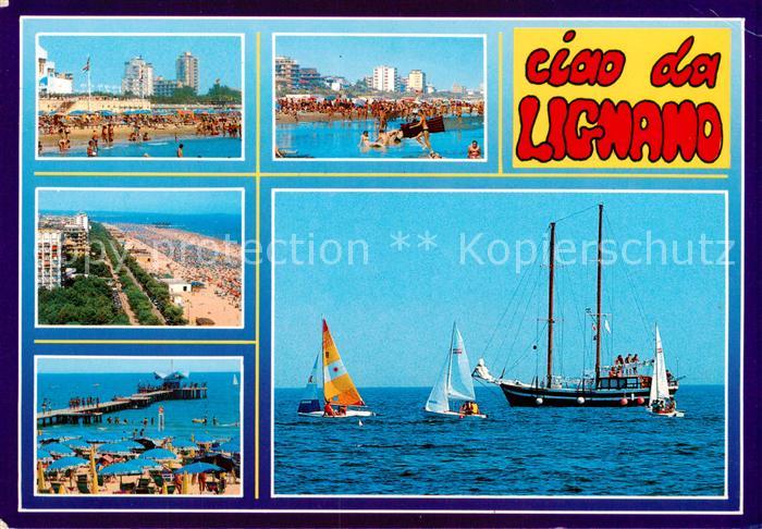 Lignano IT Strandpartien Segelpartie