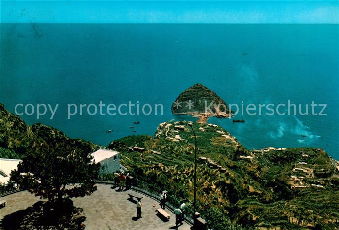 Ischia IT Isola Verde Fliegeraufnahme