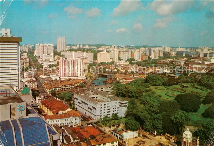 Singapore City Area with Fort Canning