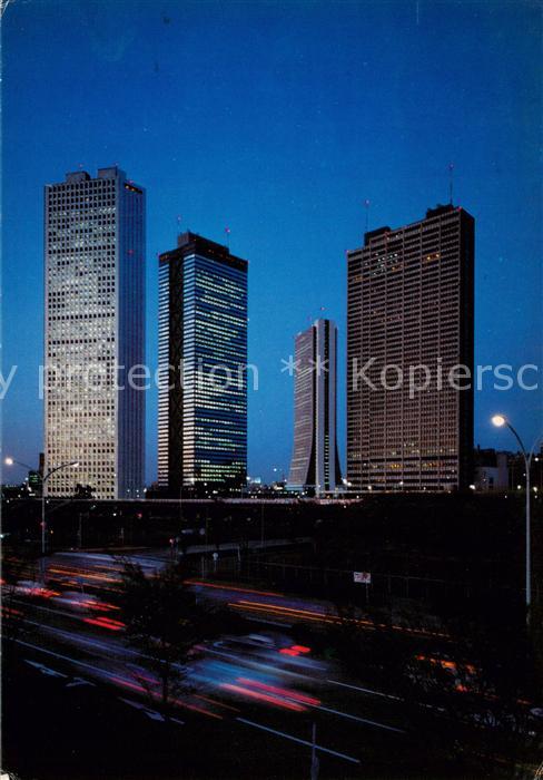 Tokyo Tokio JP Shinjuku Skyscrapers in the Evening