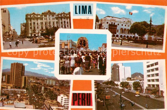 Lima  Peru Orts und Teilansichten Umzug