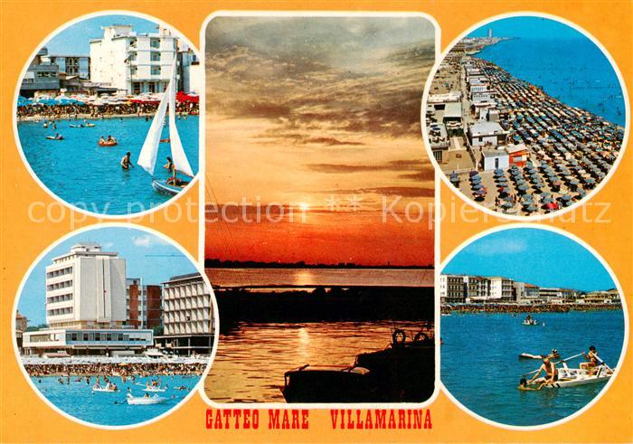 Gatteo Mare IT Villamarina Strandpartien