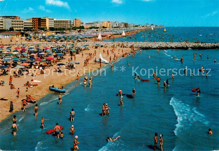 Milano Marittima La spiaggia Fliegeraufnahme
