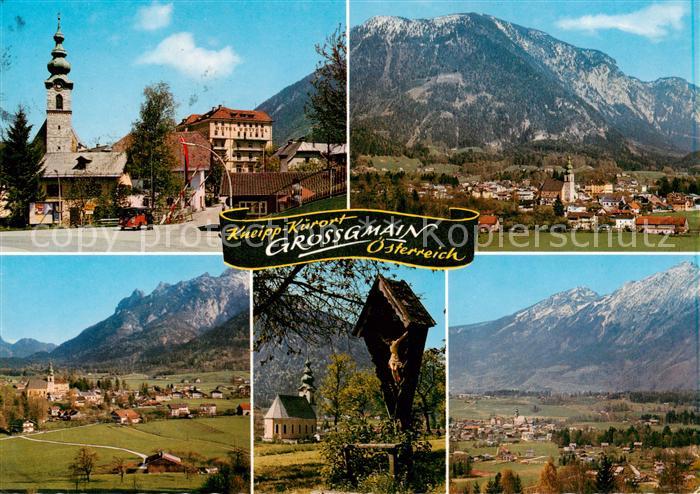 Grossgmain Deutsch oesterr Zollgrenze Untersberg Hallthurn und Lattenbebirge Zwi