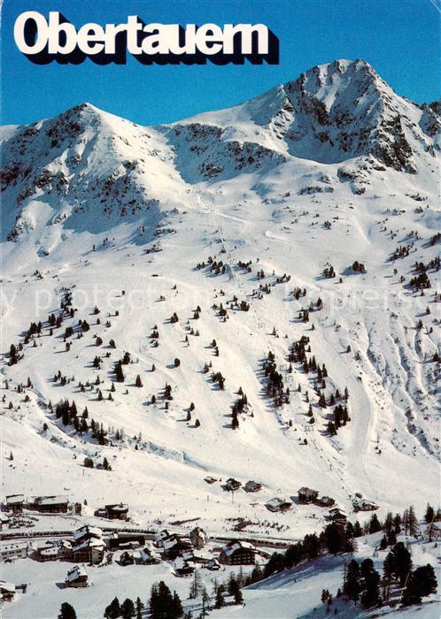 Obertauern AT Blick vom Gamsleiten auf den Plattenkar und Kurvenlift