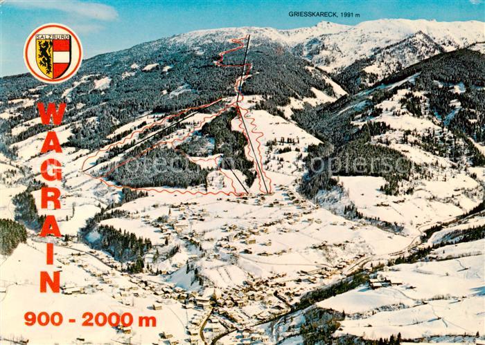 Wagrain  Salzburg AT Skischaukel Rodelbahnen Eislaufplatz