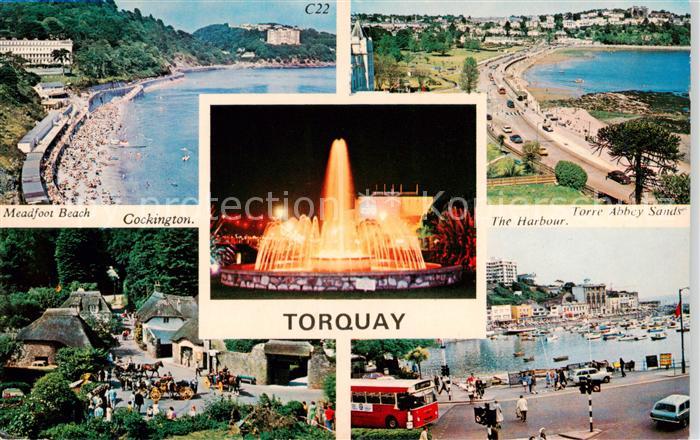 Torquay  UK Meadfoot Beach Cockington Torre Abbey Sands The Harbour