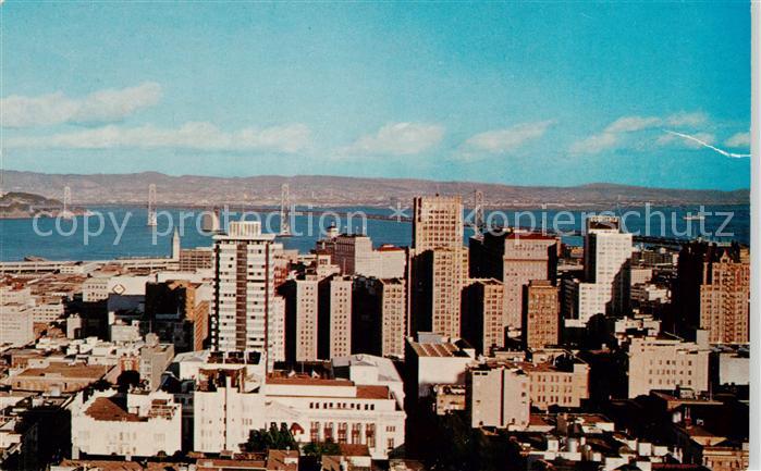 San Francisco California USA Panorama Bay Bridge