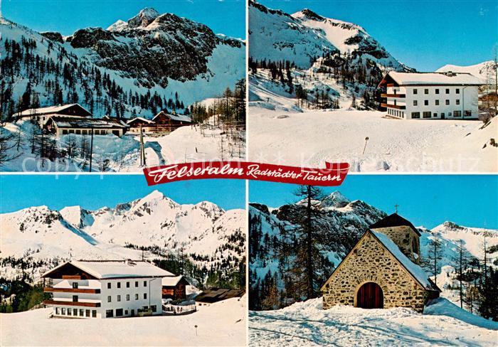 Felseralm 1650m Radstaedter-Tauern Radstadt AT Teilansichten Kirche